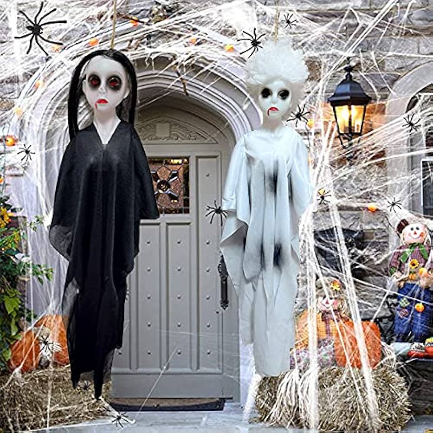 Amazon.com: werdecade Halloween Couple Ghost Gate Hanging